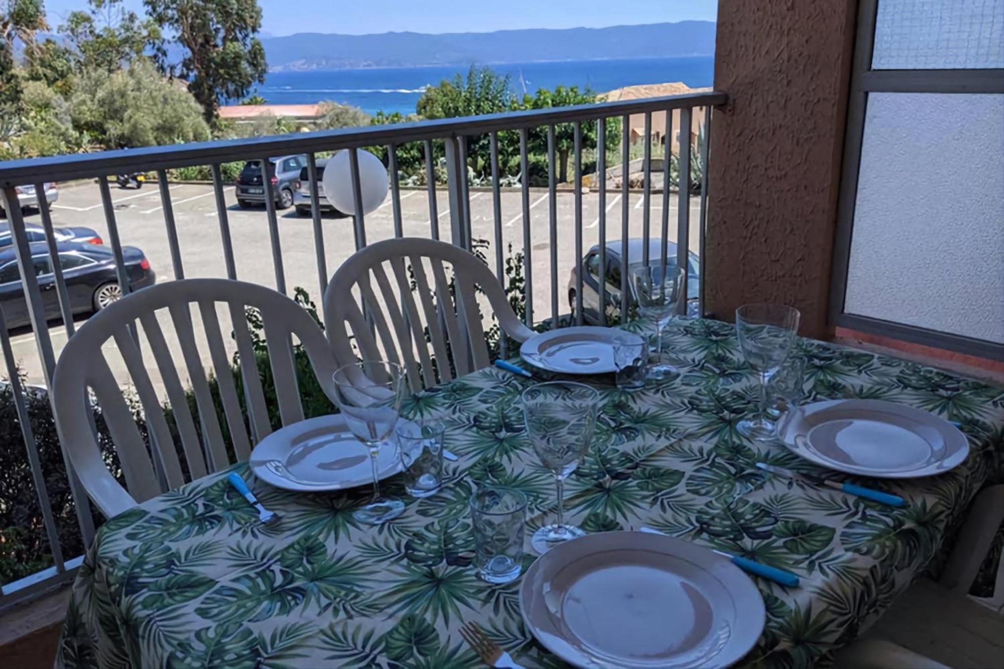 Studio 4 Pers Terrasse Vue Mer Ajaccio  Zewnętrze zdjęcie